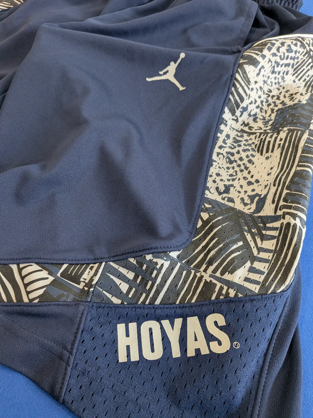 Small (Below Knees) Jordan Nike Georgetown Hoyas basketball Shorts Gtown